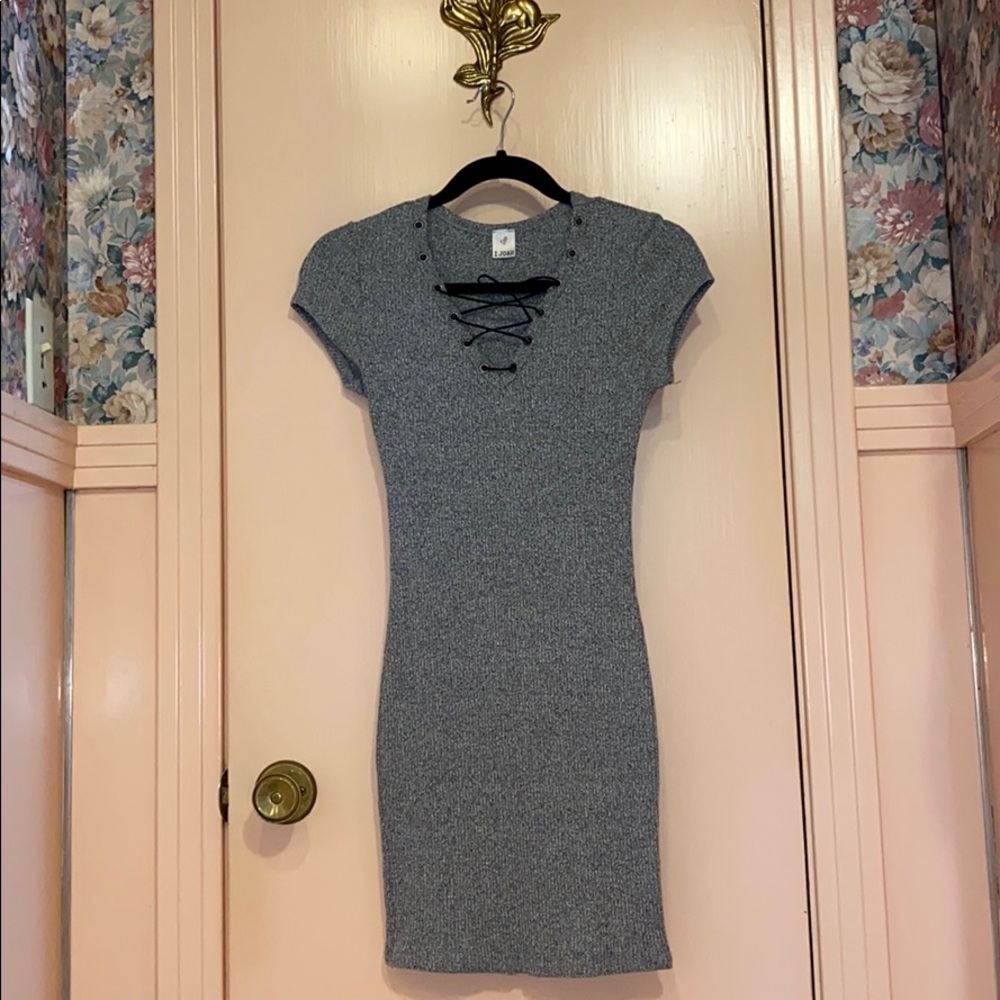 Grey Sweater Dress